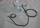 Zetor25_air/fuel filter glass bowl + holder